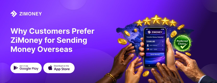 Why Customers Prefer ZiMoney for Sending Money Overseas